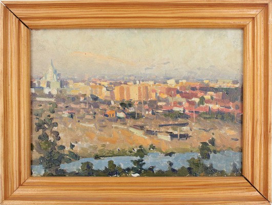 Кузнецов Николай Дмитриевич. Москва. Вид с Воробьевых гор 